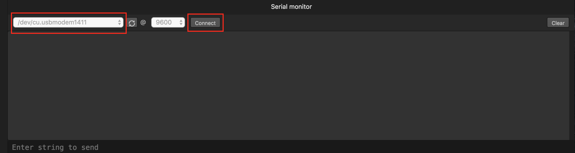 Serial Monitor