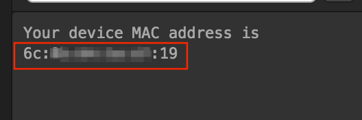 MAC Address