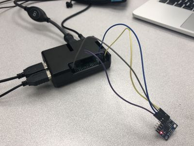 Accelerometer connected to Pi