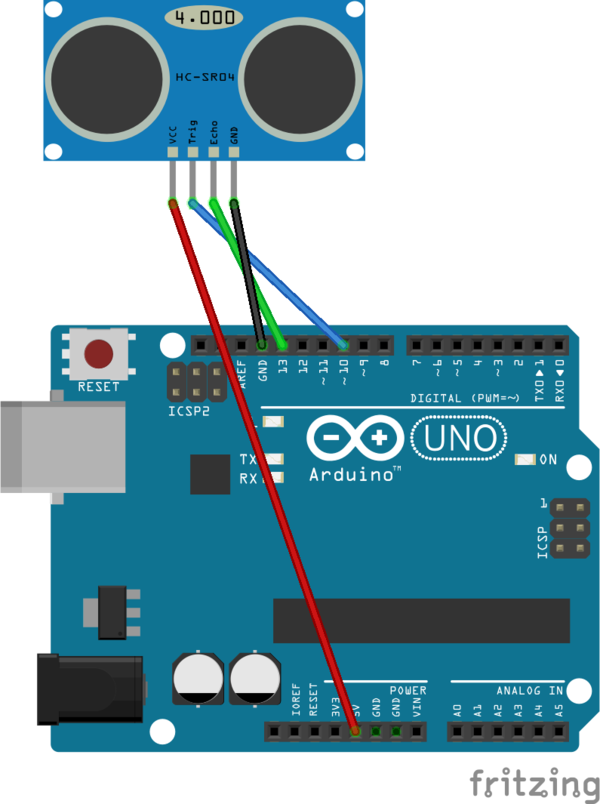 Ultrasonic Sensor (HC-SR04) + Arduino - ESE205 Wiki