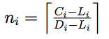 n_i formula