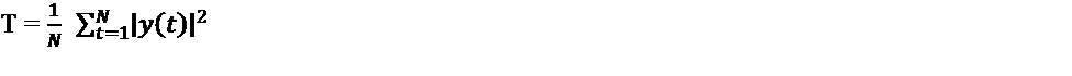 Figure 3: Energy Detection Equation