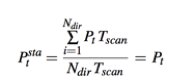 Figure 10: One of four LDWuRs scan the north direction with 90 degrees [matyjas15]