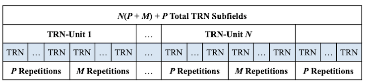 Figure 3: The TRN field of EDMG packets