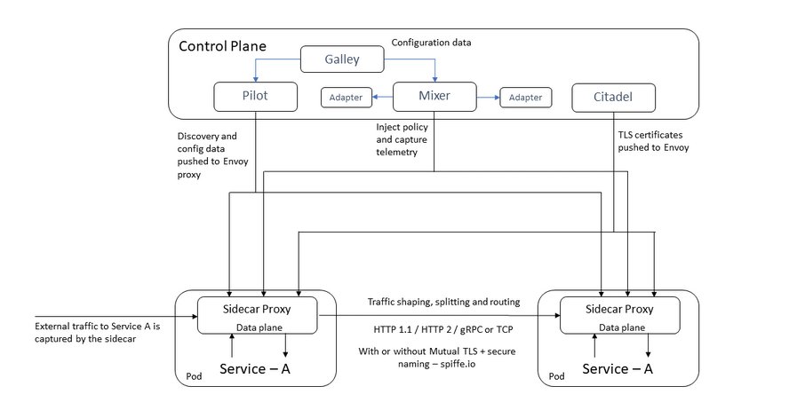 Figure 8- Istio Architecture